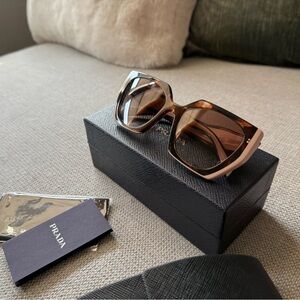 Prada Tortoise Shell Sunglasses